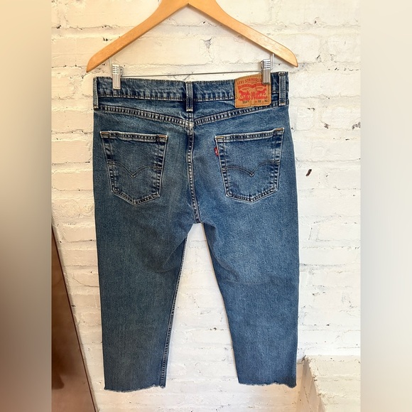 Levi’s 514 Straight Fit Men’s Jeans Frayed Hem– 32x30 Medium Wash - Picture 8 of 8